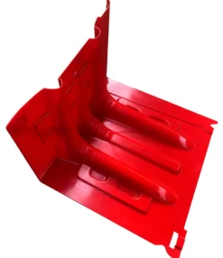 ABS flodbarriere rød H: 52 cm lige