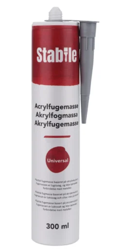 Acrylfugemasse grå 300 ml - Stabile®