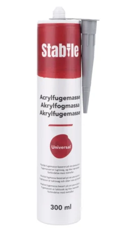 Acrylfugemasse hvid 300 ml - Stabile®