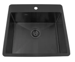 ADORA® Optimus køkkenvask sort 550 x 530 mm