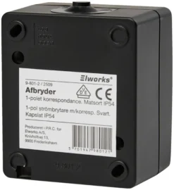 Afbryder m/korrespondance enkelt matsort - Elworks