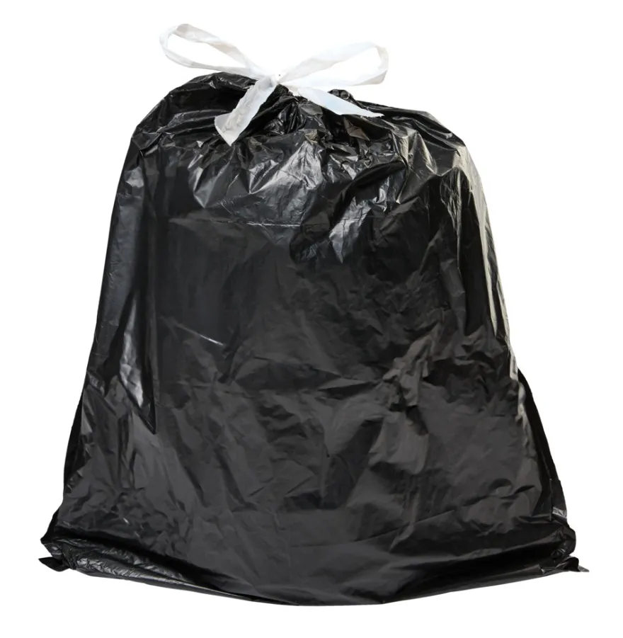 Affaldsposer m/snøreluk 30 liter - 15 stk.
