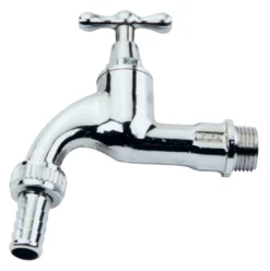 Aftapventil 3/4" med T-greb krom