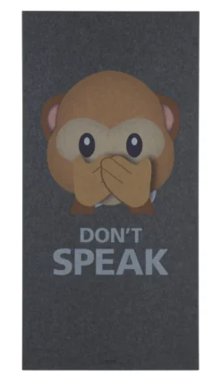 Akustikbillede Art-Acoustic speak 60 x 120 cm - mørk grå