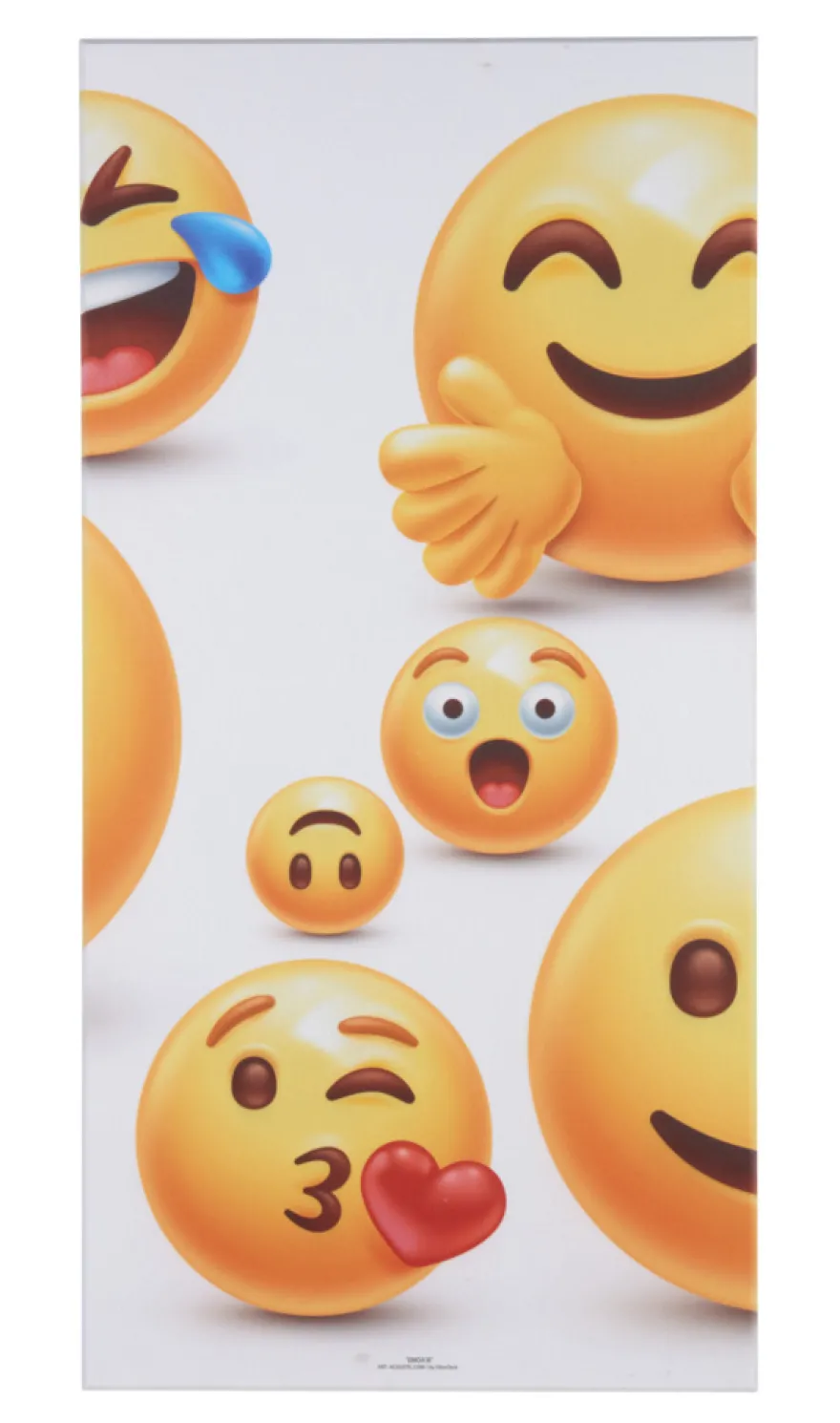 Akustikbillede Art-Acoustic emoji III 60 x 120 cm