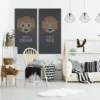 Akustikbillede Art-Acoustic see 60 x 120 cm - mørk grå
