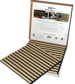 Akustikpanel Square ash 22 × 520 × 520 mm 2-pk.