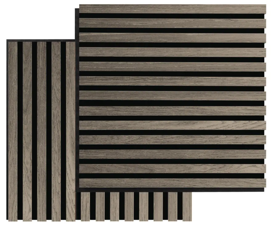Akustikpanel Square grey oak 22 × 520 × 520 mm 2-pk.
