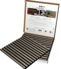 Akustikpanel Square grey oak 22 × 520 × 520 mm 2-pk.