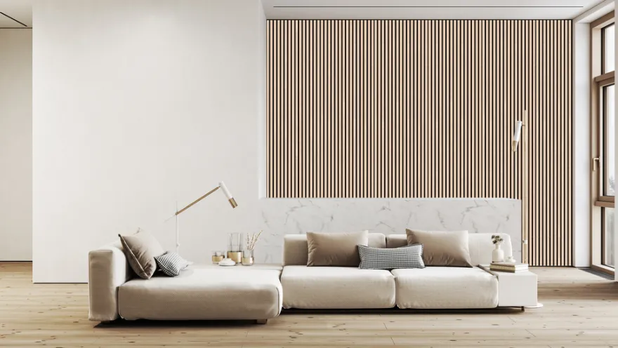Akustikpanel Premium light oak 22 x 605 x 2440 mm