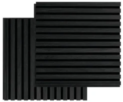 Akustikpanel Square black oak 22 × 520 × 520 mm 2-pk.