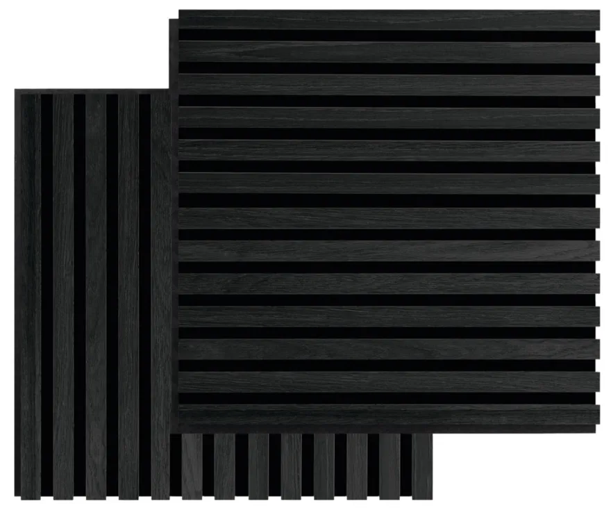 Akustikpanel Square black oak 22 × 520 × 520 mm 2-pk.