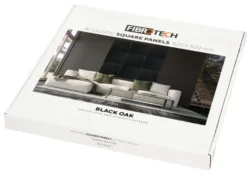 Akustikpanel Square black oak 22 × 520 × 520 mm 2-pk.