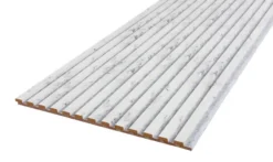 Akustikpanel Stone marble white 520 x 2440 x 18 mm