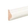 Almueliste fyr hvid - 11 x 21 x 3000 mm