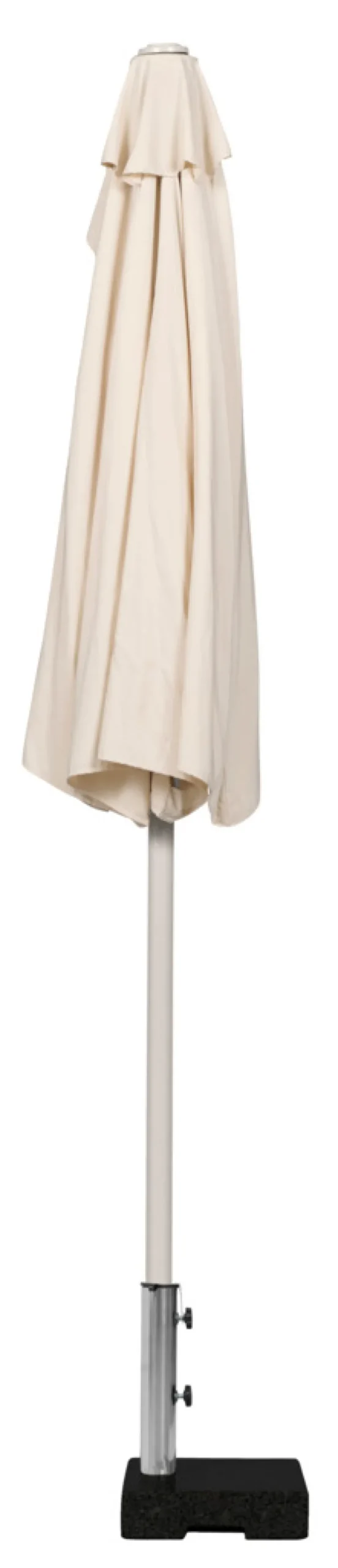 Altanparasol m/krank sandgrå B270 x D135 x H234 cm