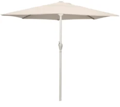 Altanparasol m/krank sandgrå B270 x D135 x H234 cm