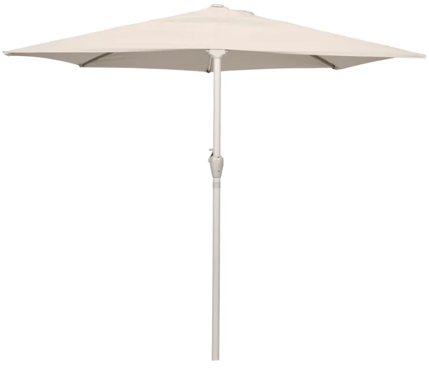 Altanparasol m/krank sandgrå B270 x D135 x H234 cm