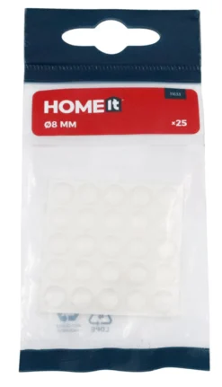 Anslagsdæmpere Ø8 mm transparent 25 stk.