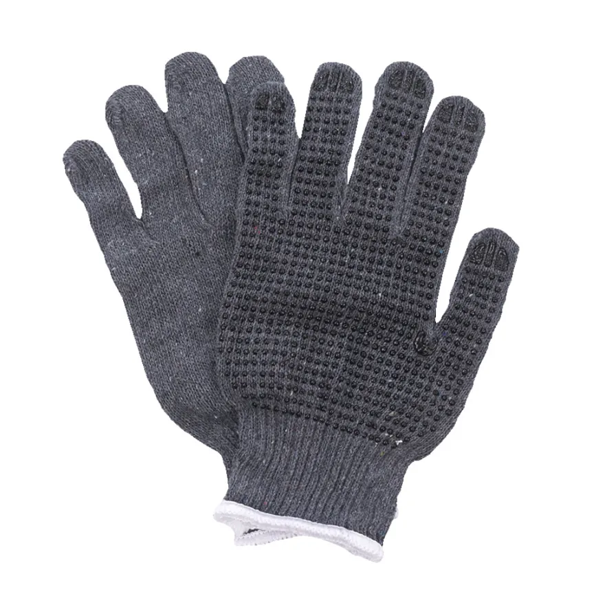 Arbejdshandsker strik/dot 12-pk.