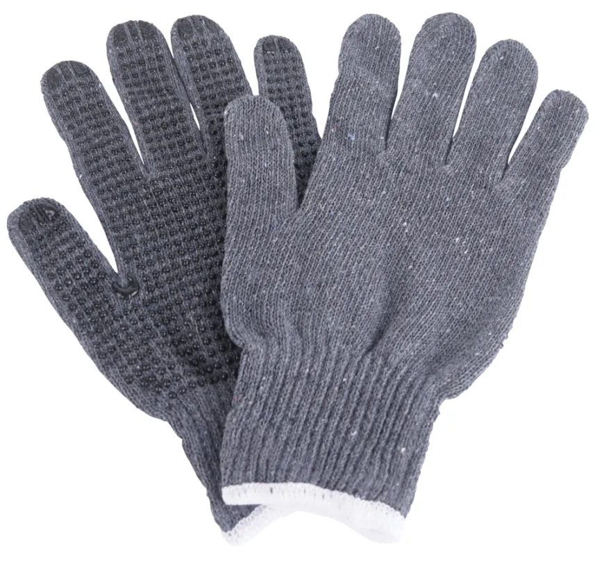 Arbejdshandsker strik/dot 12-pk.