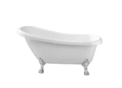 Badekar fritstående på løvefødder L155 x B70 x H80 cm