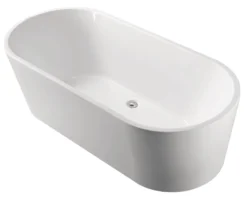 Badekar ovalt fritstående L178 x B80 x H56 cm