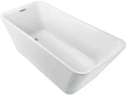 Badekar rektangulært fritstående L170 x B78 x H60 cm