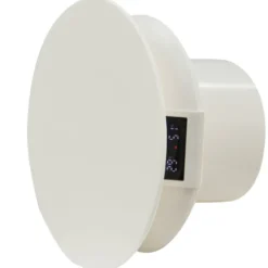 Badrumsventilator m/hygrostat og LED-display - GRAD