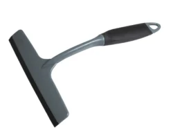 Badskraber m/soft grip grå - G. Funder