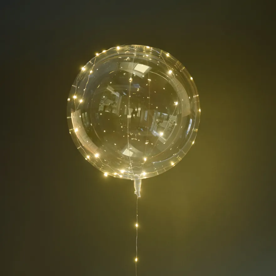 Ballon med 40 Micro-LED Ø50 cm 2-pk.