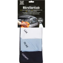 Basta mikrofiberklude til bil 3 stk.