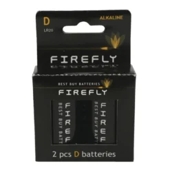 Batteri alkaline D LR20 2-pk. - Firefly