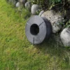 Bedkant 10 meter sort plast