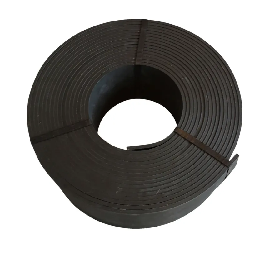 Bedkant 10 meter sort plast