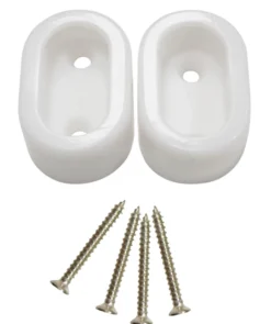 Bøjlestangsholder oval 2 stk.
