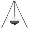 Bålsted tripod med bålfad og rist Ø55 cm - Grillexpert®
