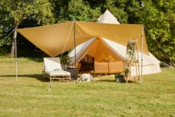 Blue Moose telt Bell glamping 500 x 500 cm