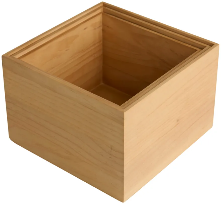 Bogkasser fyrretræ brun 3-pk.