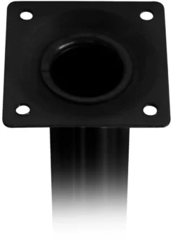 Bordben Ø30 mm x 80 cm sort