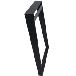 Bordben H74 x B75 cm matsort metal