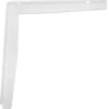 Bordbæring T-profil 250 x 300 mm hvid