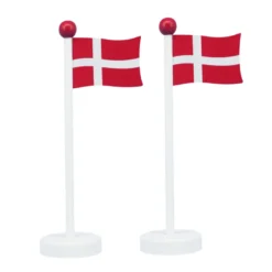Bordflag dannebrog 22 cm 2 stk.