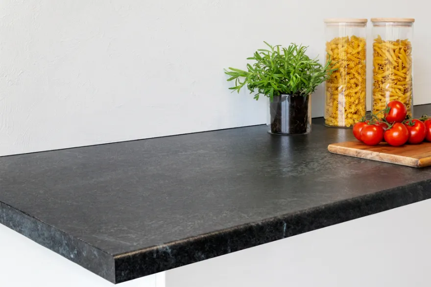 Bordplade sort beton 28 mm x 61 x 300 cm