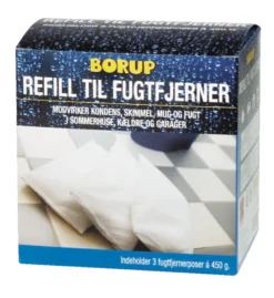 Borup fugtfjerner refill poser 3 stk.