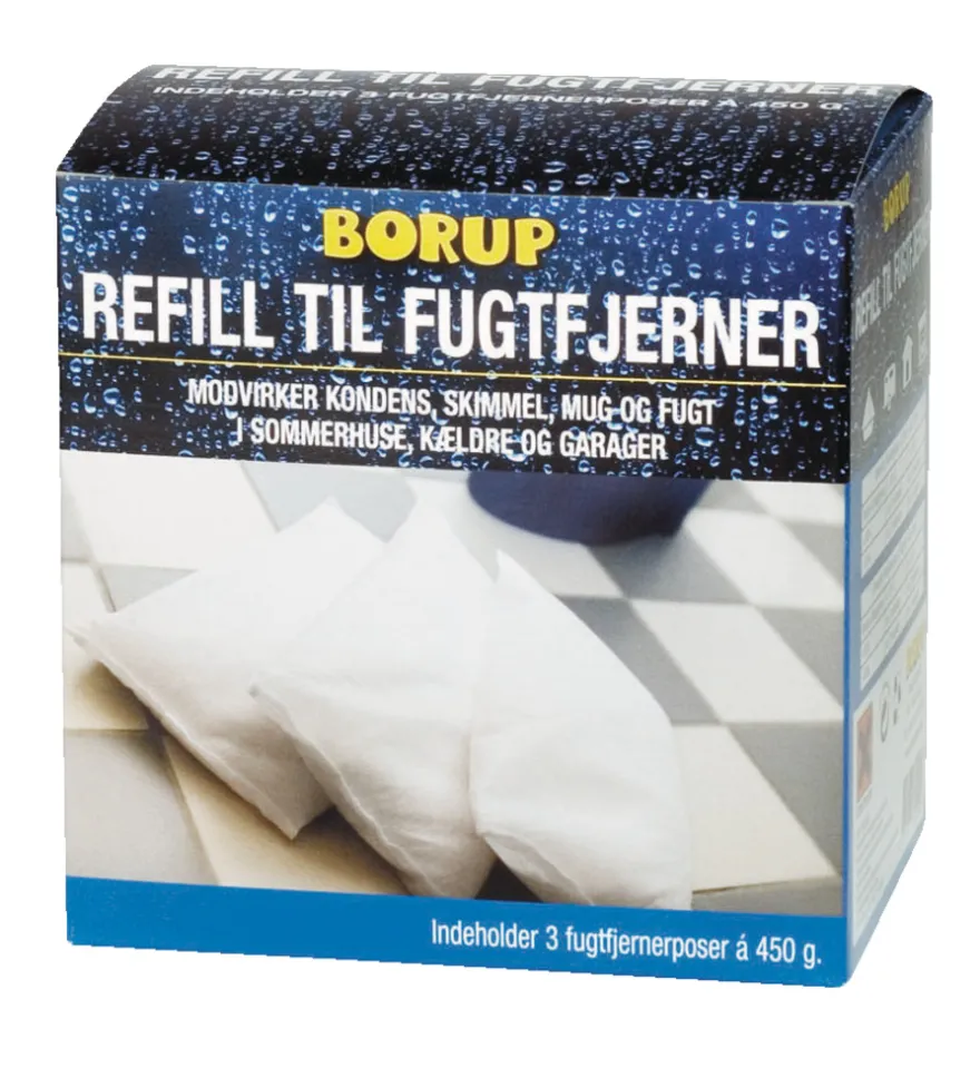 Borup fugtfjerner refill poser 3 stk.