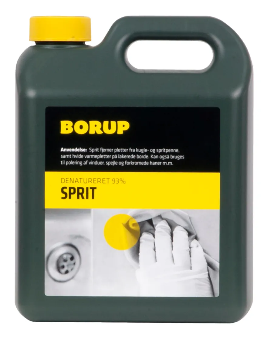 Borup sprit denatureret 93 % 2,5 liter