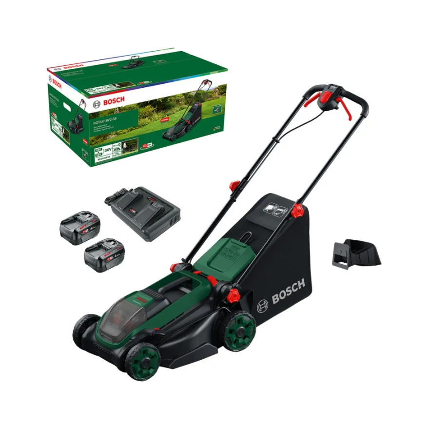 Bosch Rotak 18V2-38 akku plæneklipper