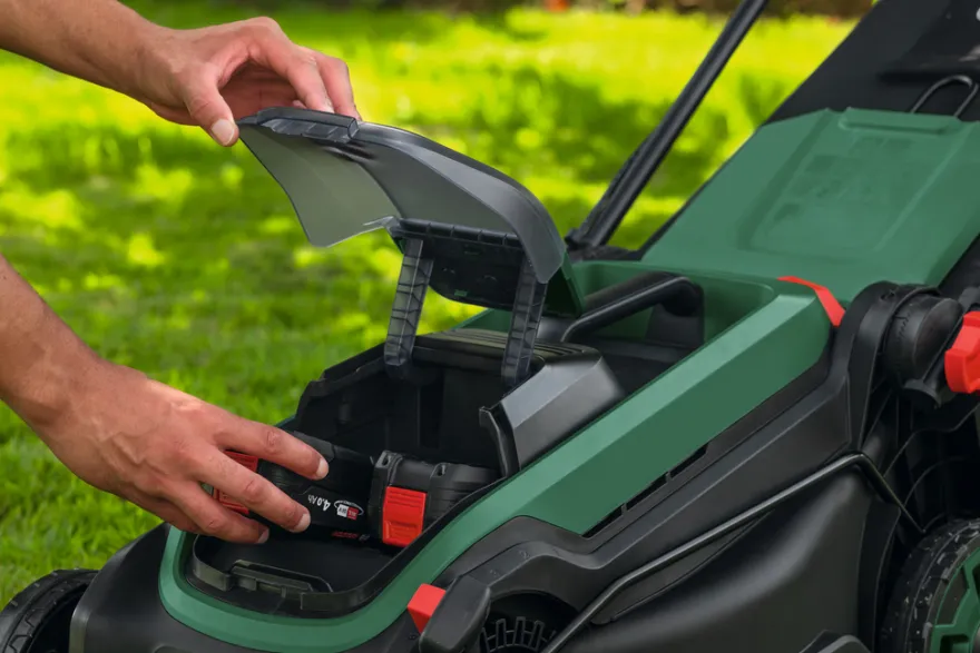 Bosch Rotak 18V2-38 akku plæneklipper