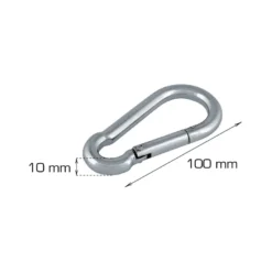 Brandmandshage Ø10 x 100 mm 2 stk.